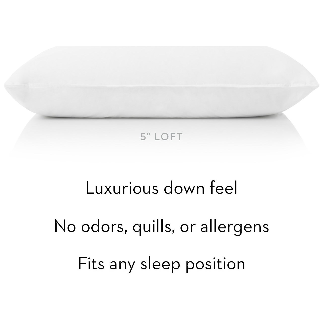 Malouf Gelled Microfiber ZZBB00GM Gelled Microfiber Body Pillow
